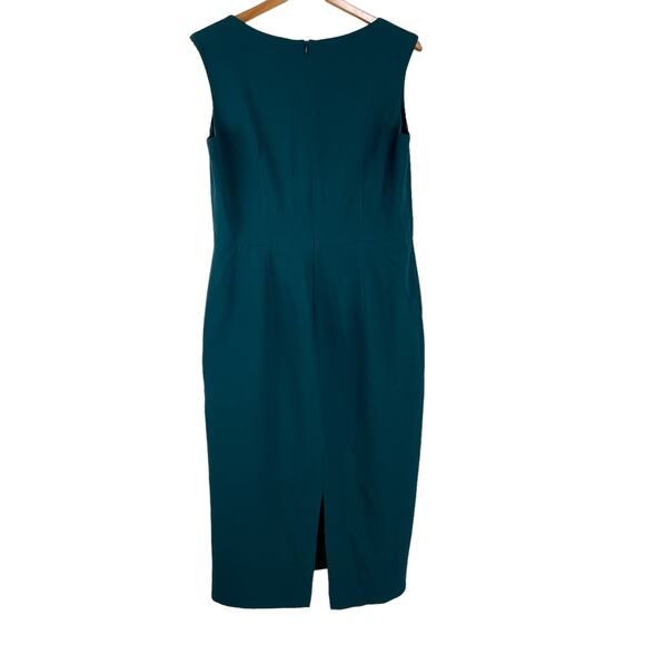 Dress The Population NWT Elle Sheath Dress Pine Green Blue Size XXL Queen Anne - Picture 5 of 12